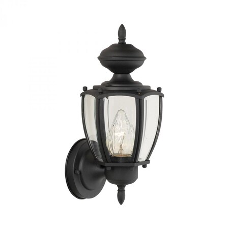 Thomas Park Avenue 1-Light Outdoor Wall Lantern in Black SL94717